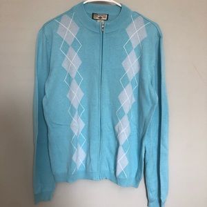 Oversized Argyle Jacket